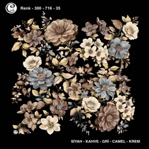 Cenk 100 cm Desenli Oyalık Yazma (Cnk-716-35)