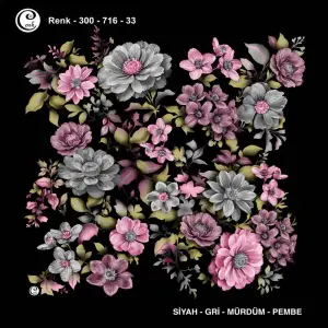 Cenk 100 cm Desenli Oyalık Yazma (Cnk-716-33)