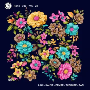 Cenk 100 cm Desenli Oyalık Yazma (Cnk-716-28)