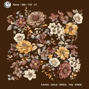 Cenk 100 cm Desenli Oyalık Yazma (Cnk-716-27)