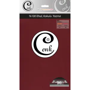 CENK DÜZ 90cm MARSALA TEKLİ POŞET YAZMA(90cm-027)