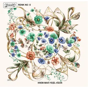 Reyyan Desenli Oyalık Yazma (ryyn-399-08)