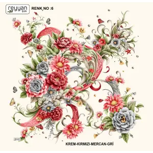 Reyyan Desenli Oyalık Yazma (ryyn-400-19)