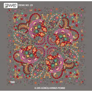 Reyyan Desenli Oyalık Yazma (ryyn-413-03)