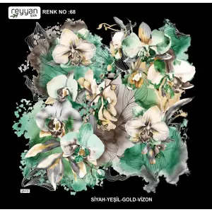 Reyyan İpek 100 cm Oyalık Yazma (ryyn-370-11)