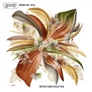 Reyyan İpek 100 cm Oyalık Yazma (ryyn-374-24)