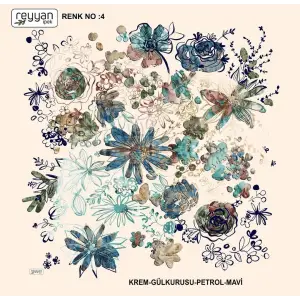 Reyyan İpek 100 cm Oyalık Yazma (ryyn-375-18)