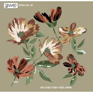 Reyyan İpek 100 cm Oyalık Yazma (ryyn-382-08)