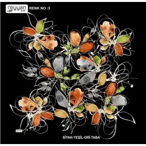 Reyyan İpek 100 cm Oyalık Yazma (ryyn-397-04)