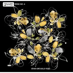 Reyyan İpek 100 cm Oyalık Yazma (ryyn-397-07)