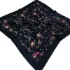 Huzurlu İpek Polyester Oyalık Yazma 100 cm - (PY01-10)