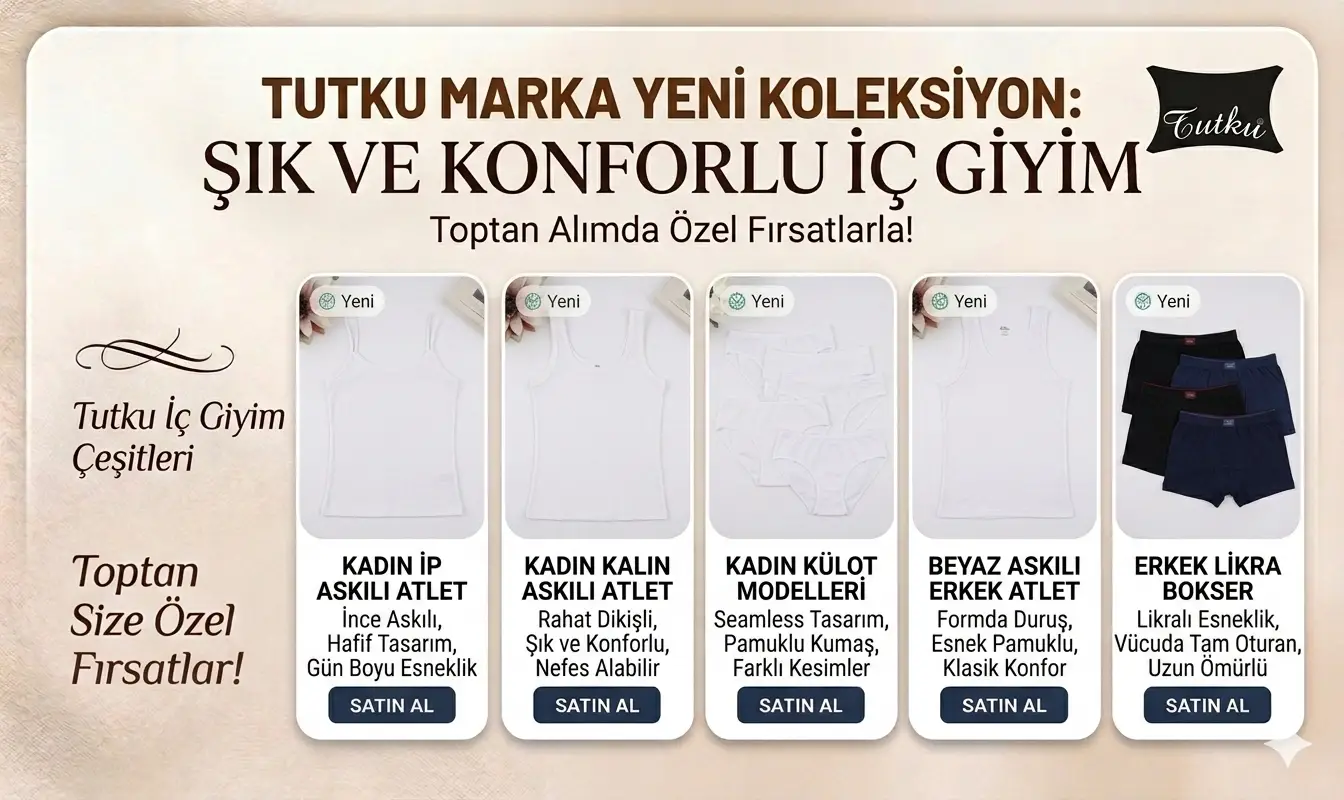 İç Çamaşırı Çeşitleri