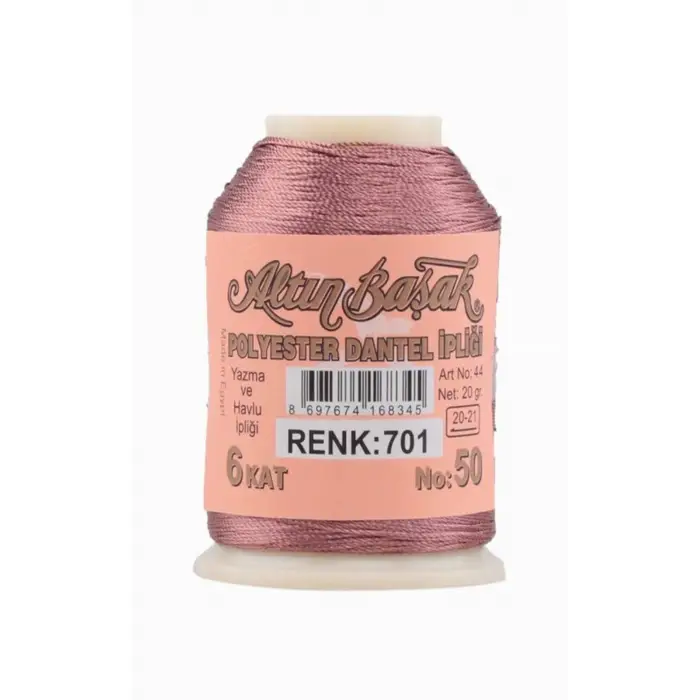 Altınbaşak 20 Gram Polyester Oya İpi (Renk:701)