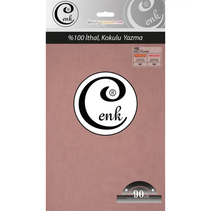 Cenk Yazma 90cm Düz Tekli Poşet Yazma (90cm-102)