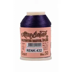 Altınbaşak 20 Gram Polyester Oya İpi (Renk:432)