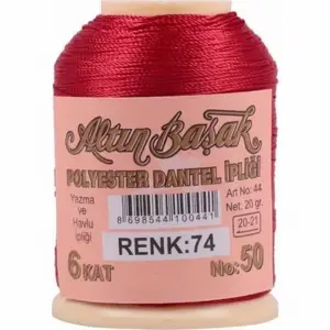 Altınbaşak 20 Gram Polyester Oya İpi (Renk:74)