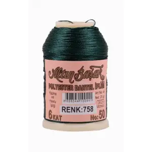 Altınbaşak 20 Gram Polyester Oya İpi (Renk:758)