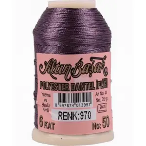 Altınbaşak 20 Gram Polyester Oya İpi (Renk:970)