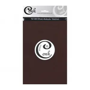 CENK DÜZ 90cm KOYU KAHVE TEKLİ POŞET YAZMA(90cm-029)