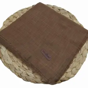 Soft İpek Düz Flamlı Keten Eşarp (FE424-05)