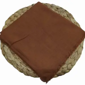 Soft İpek Düz Flamlı Keten Eşarp (FE424-09)