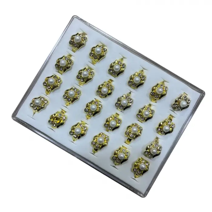 24li Bayan Taşlı Yüzük (yzk02)