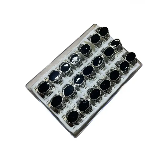 42li Erkek Taşlı Yüzük (yzk01)