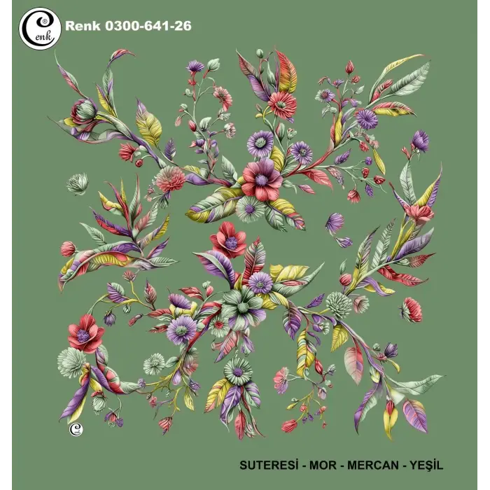 Cenk 100cm Oyalık Yazma (Cnk-641-26)