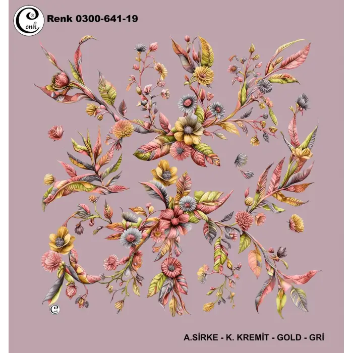 Cenk 100cm Oyalık Yazma (Cnk-641-19)