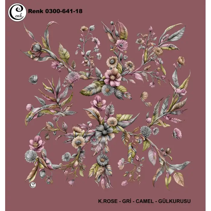 Cenk 100cm Oyalık Yazma (Cnk-641-18)