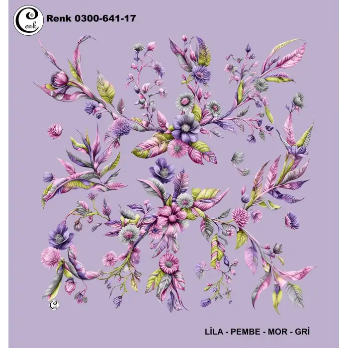 Cenk 100cm Oyalık Yazma (Cnk-641-17)