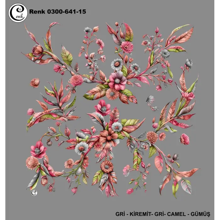 Cenk 100cm Oyalık Yazma (Cnk-641-15)