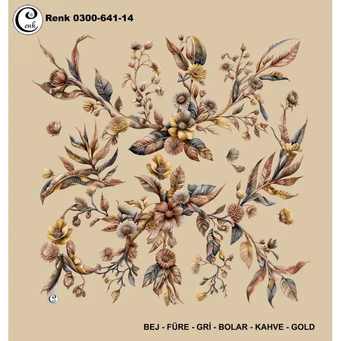 Cenk 100cm Oyalık Yazma (Cnk-641-14)