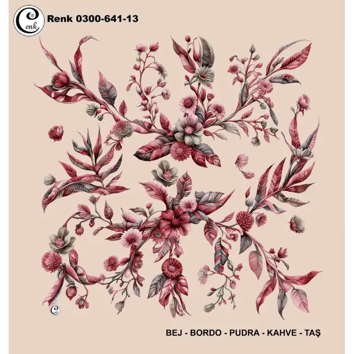 Cenk 100cm Oyalık Yazma (Cnk-641-13)