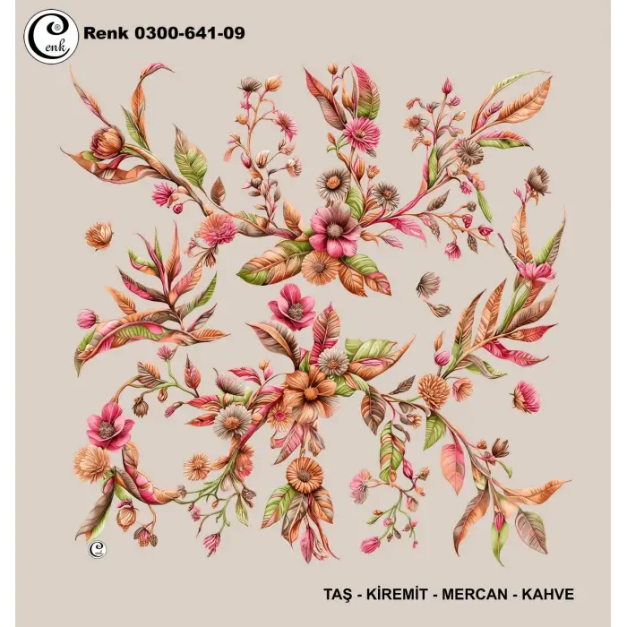 Cenk 100cm Oyalık Yazma (Cnk-641-09)