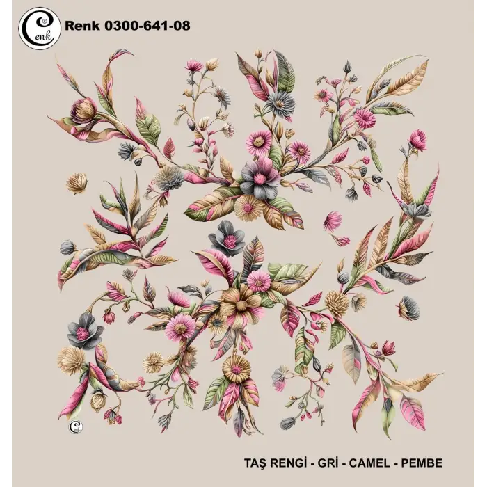 Cenk 100cm Oyalık Yazma (Cnk-641-08)