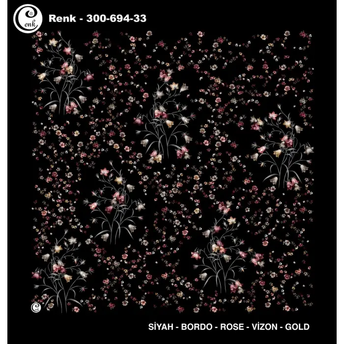 Cenk 100cm Oyalık Yazma (Cnk-694-33)