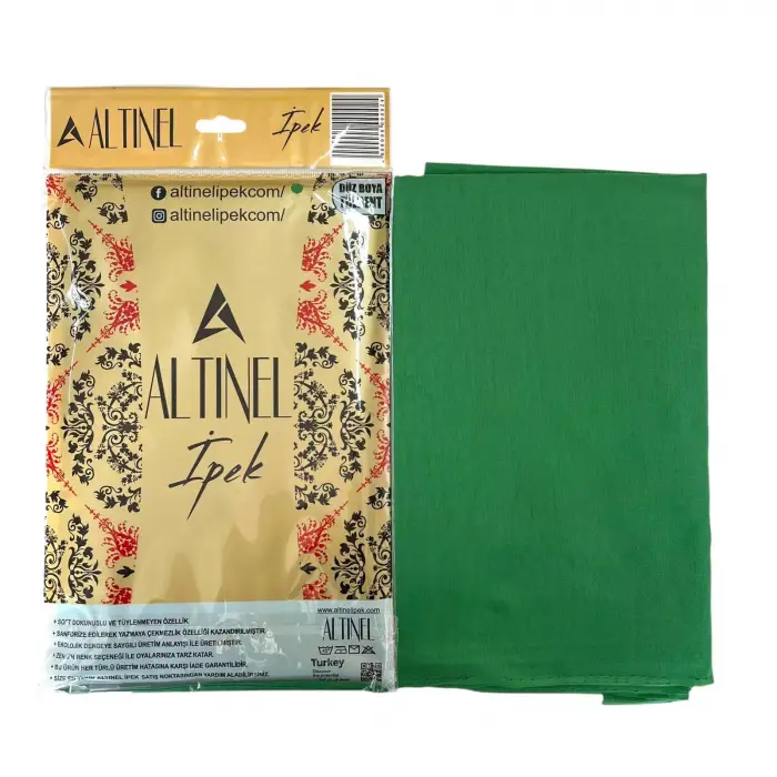 Altınel İpek Benetton Düz Poşetli Yazma (AE-271-01)