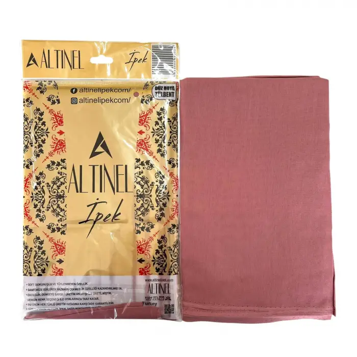 Altınel İpek Sogan Kabugu Düz Poşetli Yazma (AE-271-16)
