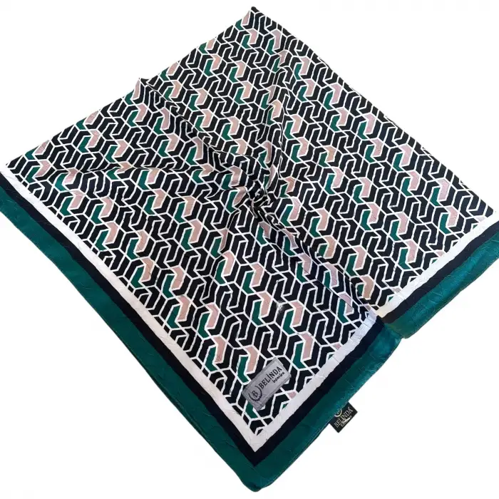 Belinda Desenli Bambu Kraş Eşarp (BKR9607)