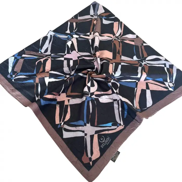 Belinda Desenli Bambu Kraş Eşarp (BKR9703)