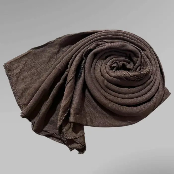 Belinda Exclusıve Penye Şal Kahve (8917)