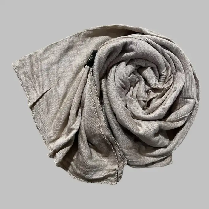 Belinda Exclusıve Penye Şal Ekru (8923)