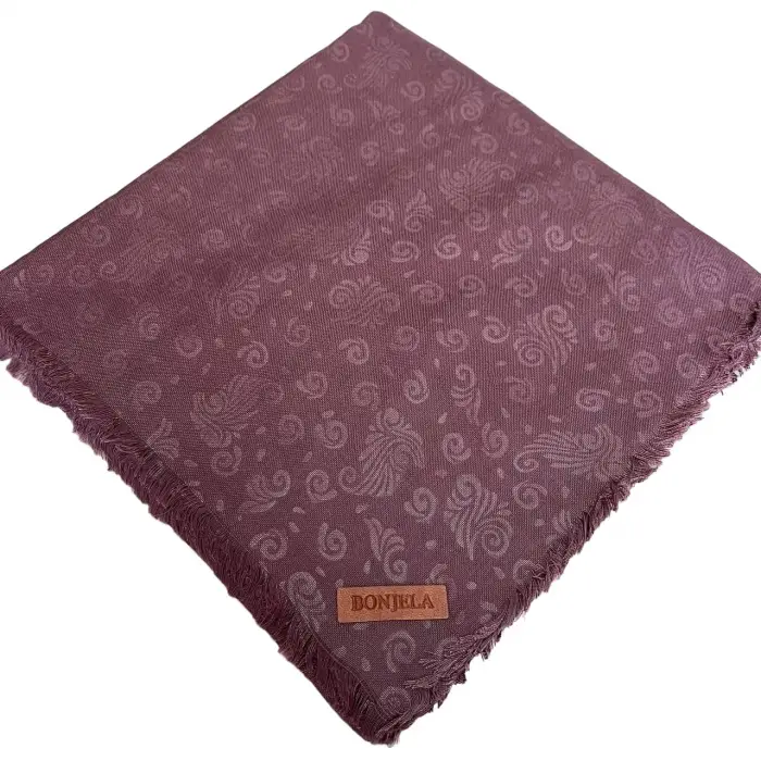 Bonjela Jakarlı Pamuk Mevsimlik Eşarp (JKR9621)