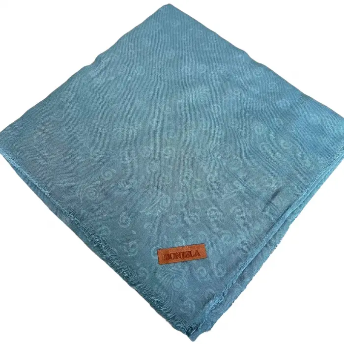 Bonjela Jakarlı Pamuk Mevsimlik Eşarp (JKR9630)