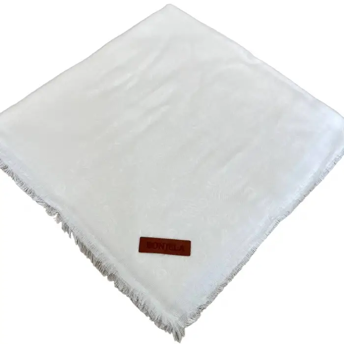 Bonjela Jakarlı Pamuk Mevsimlik Eşarp (JKR9633)