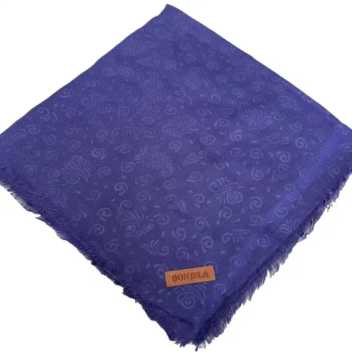 Bonjela Jakarlı Pamuk Mevsimlik Eşarp (JKR9637)