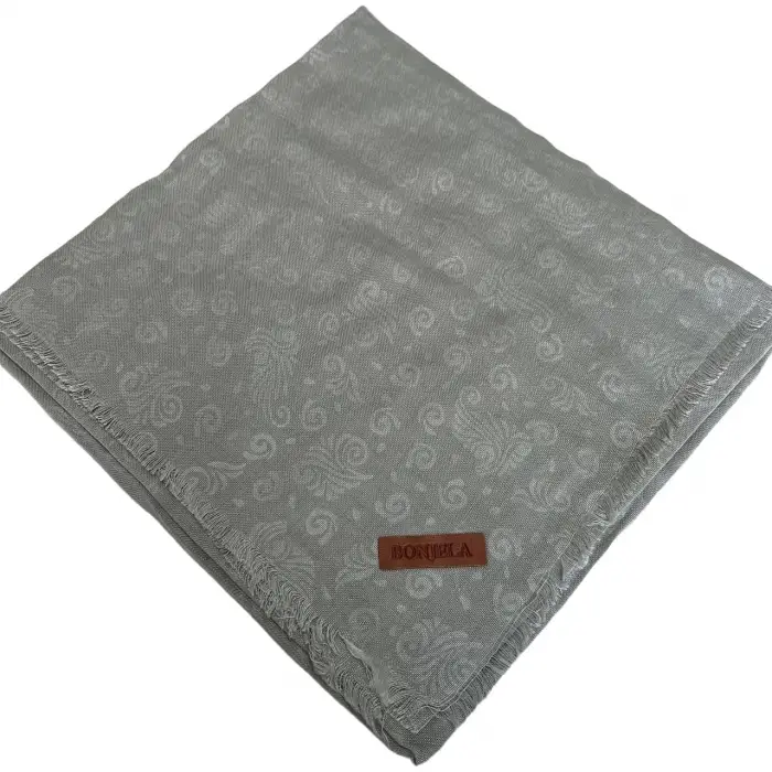 Bonjela Jakarlı Pamuk Mevsimlik Eşarp (JKR9638)