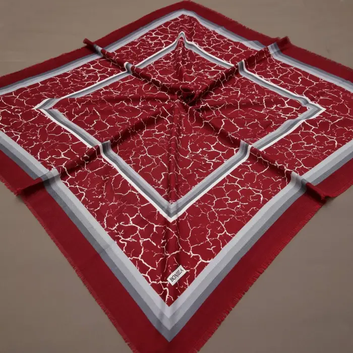 Bonjela Sökme Mono Koton eşarp (FE463-08)