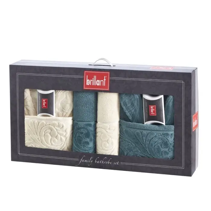 Brillant Aile Bornoz Seti 8 Parça (bornoz01)